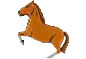Paard/Horse - Brown - 24 inch - Grabo