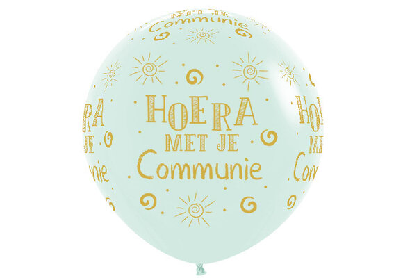 SEM.36 - Hoera met je Communie - Pastel Matte Green 630-1stk