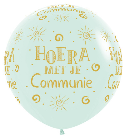 SEM.36 - Hoera met je Communie - Pastel Matte Green 630-1stk