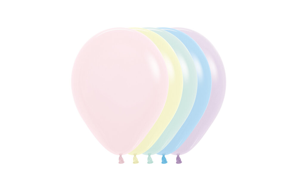 SEM.09 - Pastel Matte Assortiment 600 - 50 Stuks