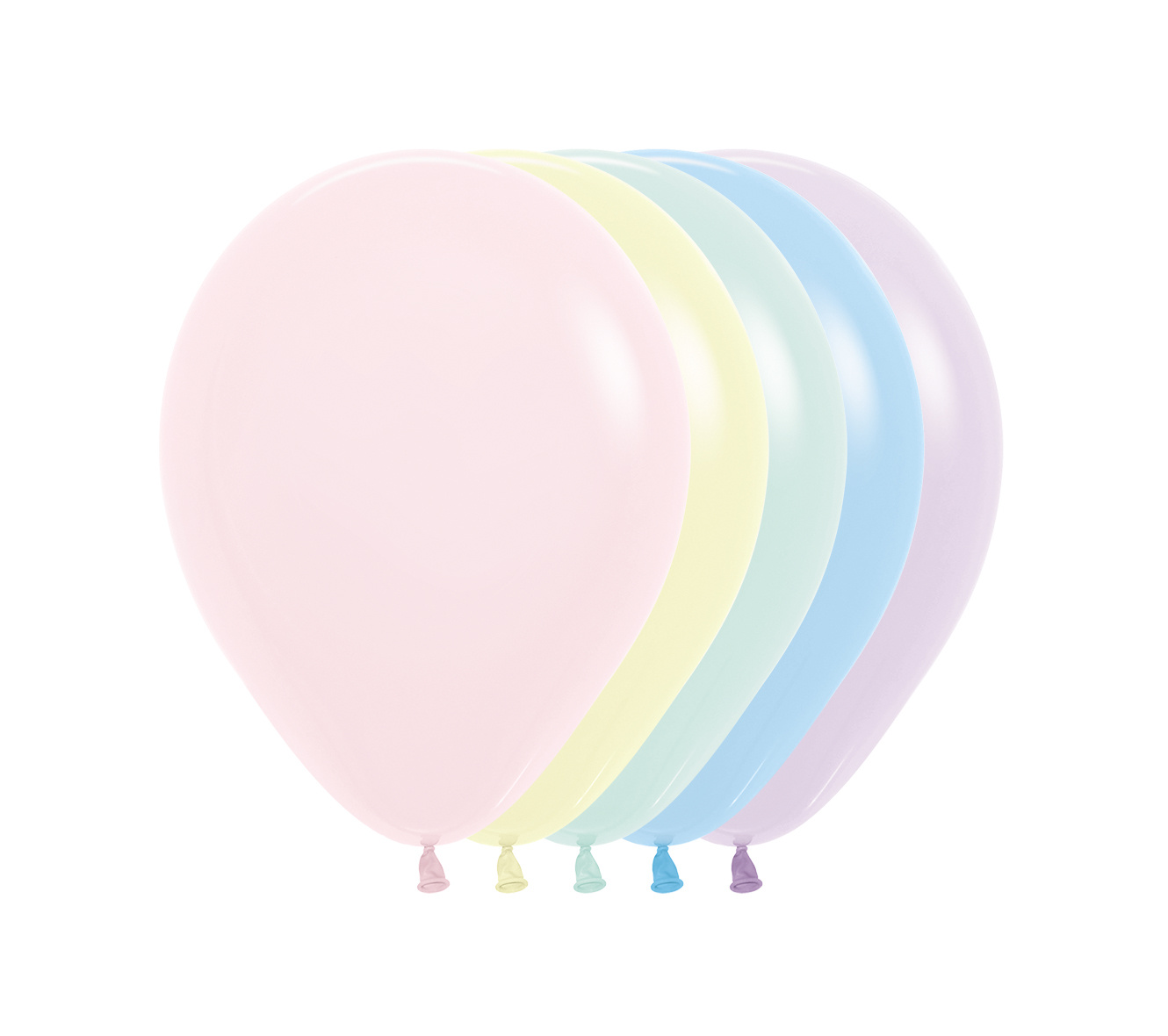 SEM.09 - Pastel Matte Assortiment 600 - 50 Stuks