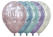 R12 - Happy Birthday - Enchanted Butterflies - SILK