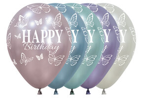 R12 - Happy Birthday - Enchanted Butterflies - SILK