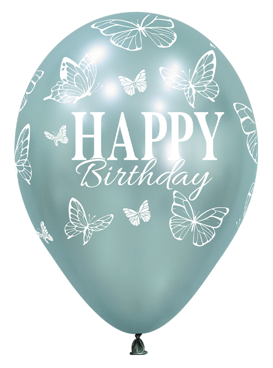 SEM.12 - Happy Birthday - Enchanted Butterflies - SILK - 25 stuks