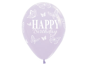 R12 - Happy Birthday - Enchanted Butterflies -25 stuks