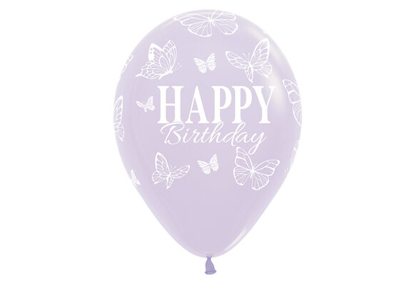 SEM.12 - Happy Birthday - Enchanted Butterflies -25 stuks