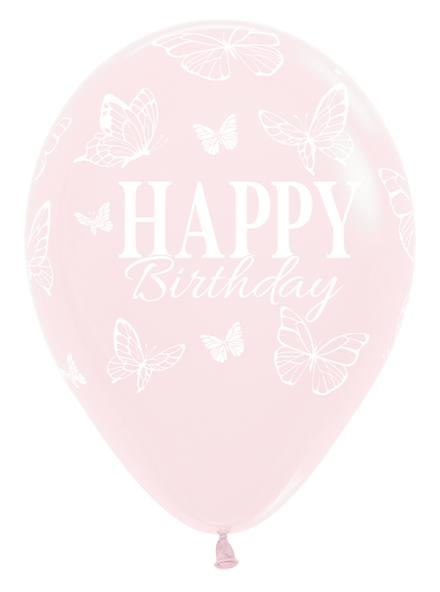 Sempertex  12 - Happy Birthday - Enchanted Butterflies -25 pcs