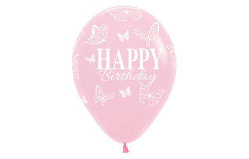 Sempertex  12 - Happy Birthday - Enchanted Butterflies -25 pcs