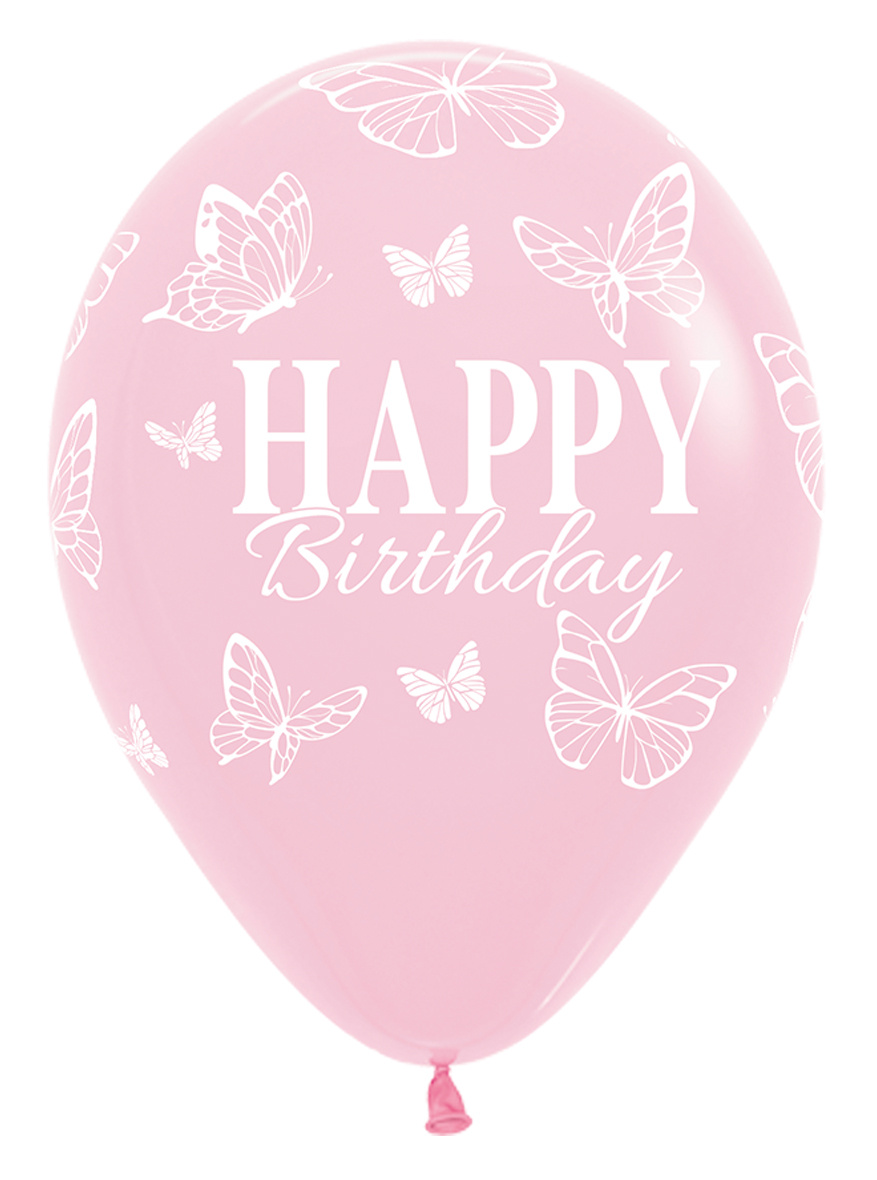 Sempertex  12 - Happy Birthday - Enchanted Butterflies -25 pcs