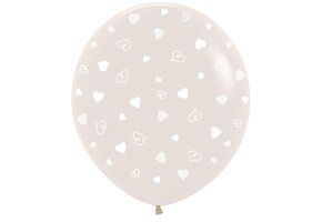 R36 - Hearts - Clear 390 - 2 Stuks