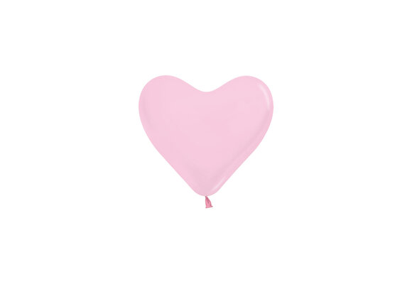 Sempertex 6 inch  HEART - Pink 009 - 50 pcs