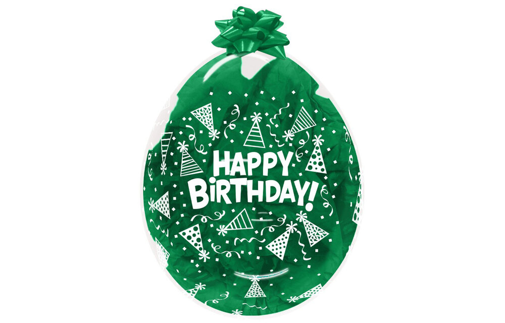Sempertex 18 inch - Stuffer - Happy Birthday Party Hats - 25 Stuks