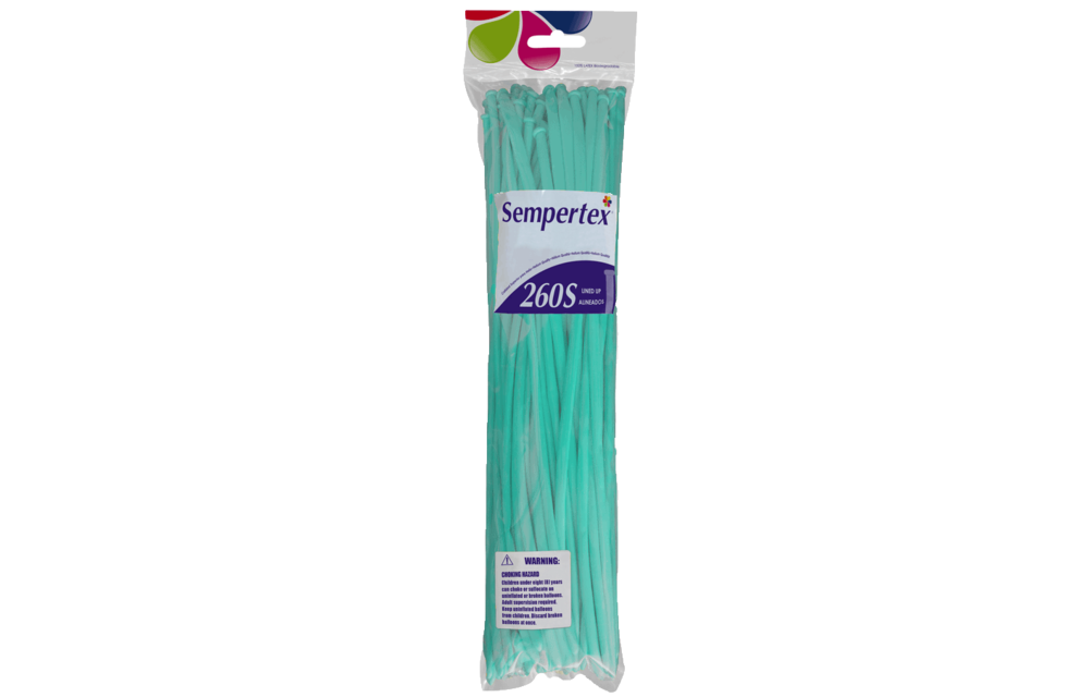 Nozzle Up - 260 - Sempertex - Aquamarina 037 - 50 Pieces