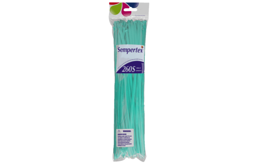 Nozzle Up - 260 - Sempertex - Aquamarina 037 - 50 Pieces