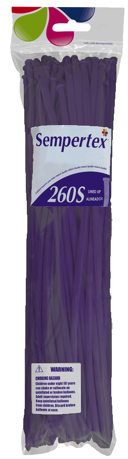 Nozzle Up - 260 - Sempertex - Violet 051 - 50 pieces