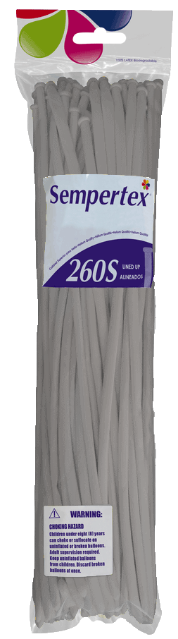 Nozzle Up - Sempertex 260  - Grey 081 - 50 pieces