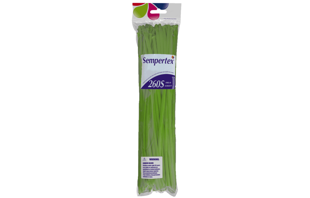 Nozzle Up - Sempertex 260 - Lime Green 031 - 50 pieces