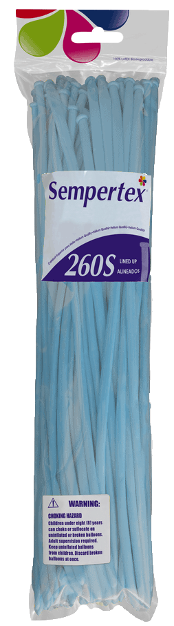 Nozzle Up - Sempertex 260  - Pastel Matte Blue 640 - 50 Stuks