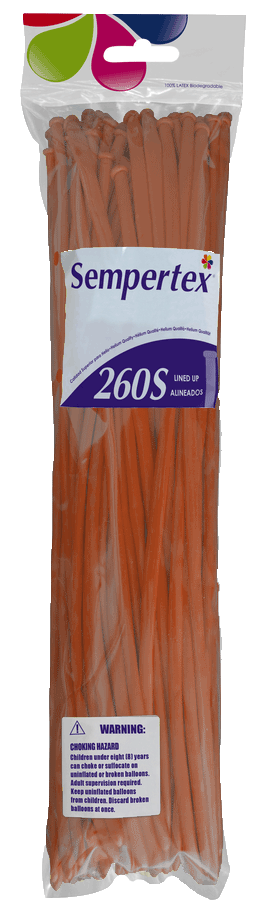 Nozzle Up - Sempertex 260  - Sunset Orange 062 - 50 Stuks