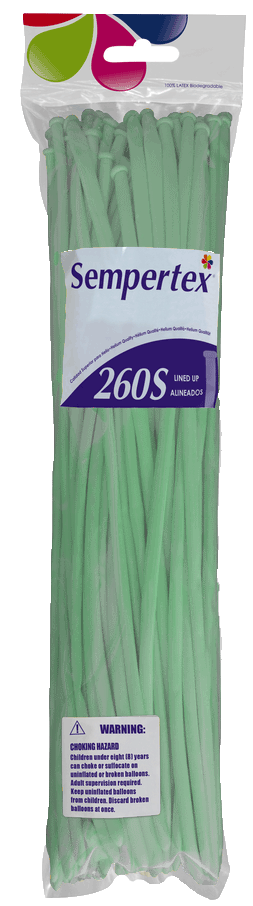 Nozzle Up - Sempertex 260  - Pastel Matte Green 630 - 50 Stuks