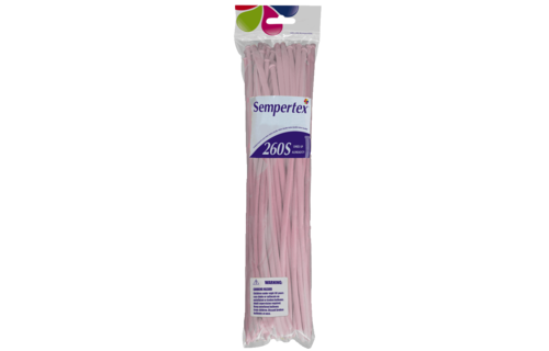Nozzle Up - Sempertex 260  - Pastel Matte Pink 609 - 50 Stuks