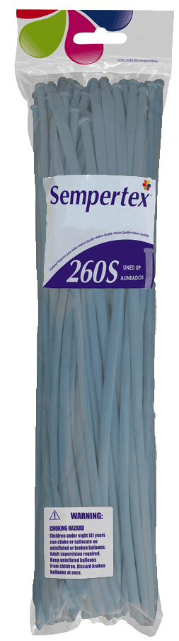 Nozzle Up - Sempertex 260  - Silk Artic Blue - 839 - 50 Stuks