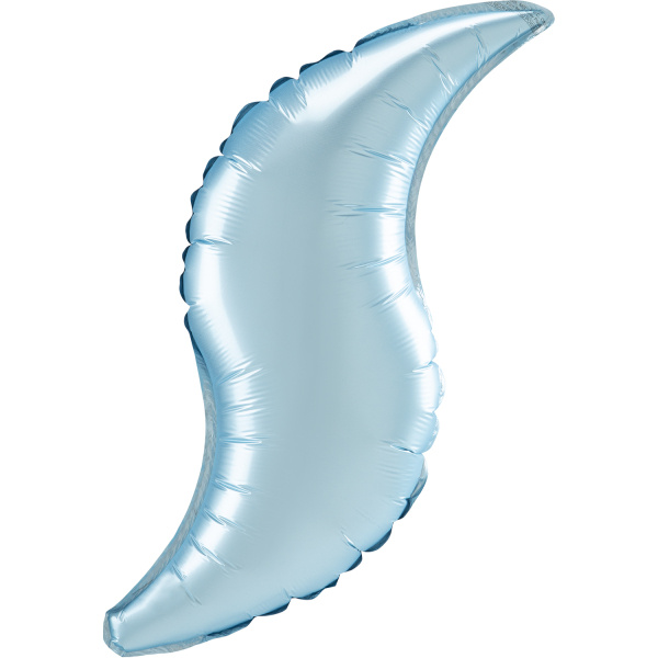 Curves - Satin Pastel Blue - 28"/71cm - 3 count