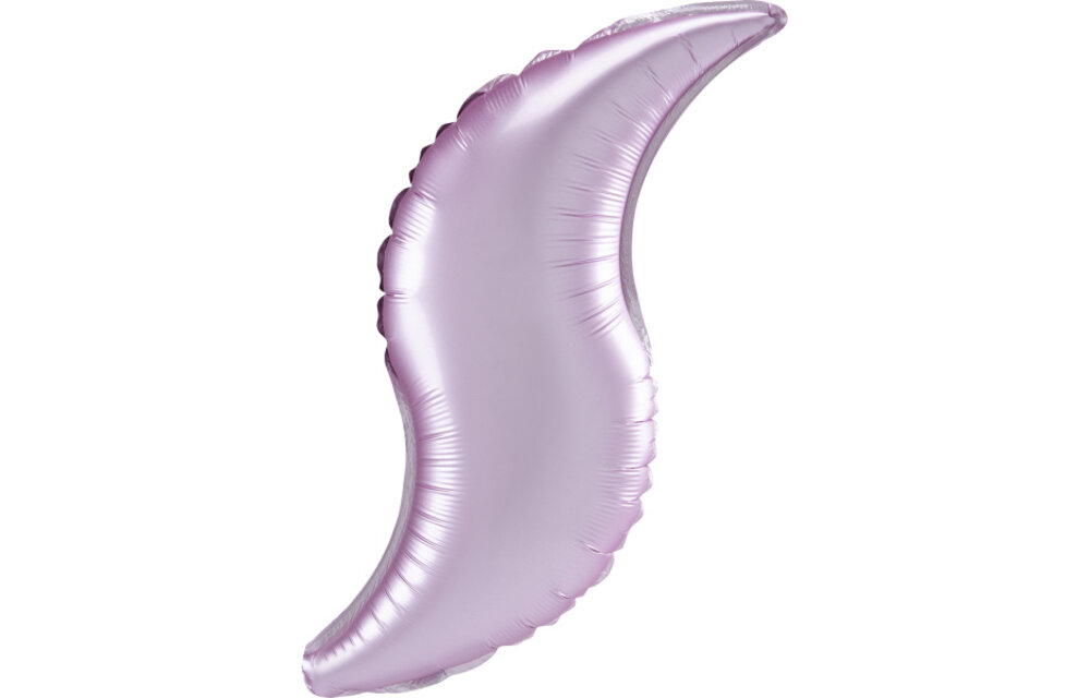 Curves - Satin Pastel Pink - 19"/48cm - 5 stuks