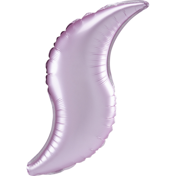 Curves - Satin Pastel Pink - 19"/48cm - 5 count
