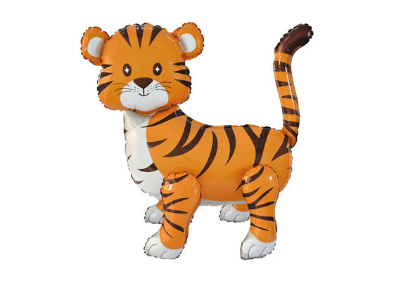 Tiger - Multi Foil Balloon - 55cm x 63cm