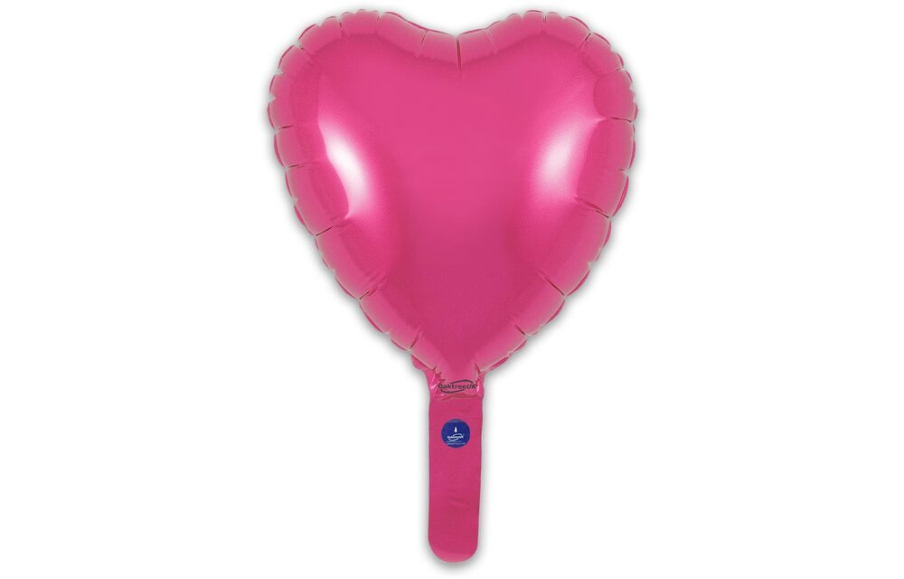 Heart - Fuchsia - 9inch - verpakt 5stks - self sealing