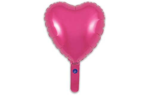 Heart - Fuchsia - 9inch - verpakt 5stks - zelfsluitend