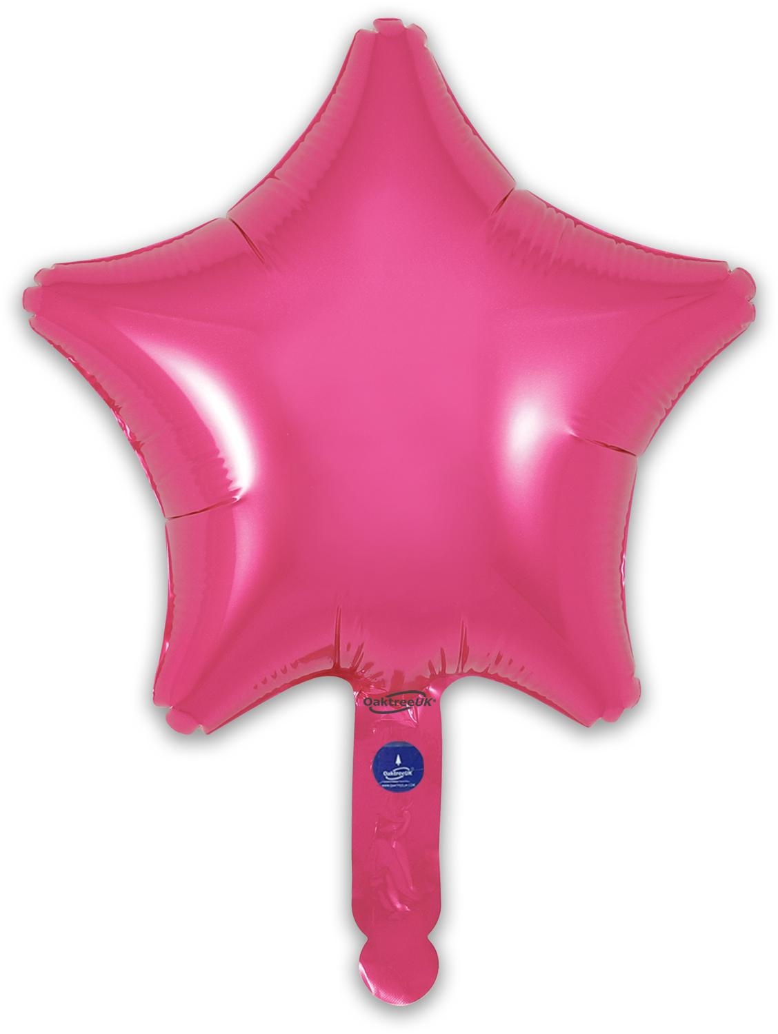 Star - Fuchsia - 9inch - verpakt 5stks - self sealing