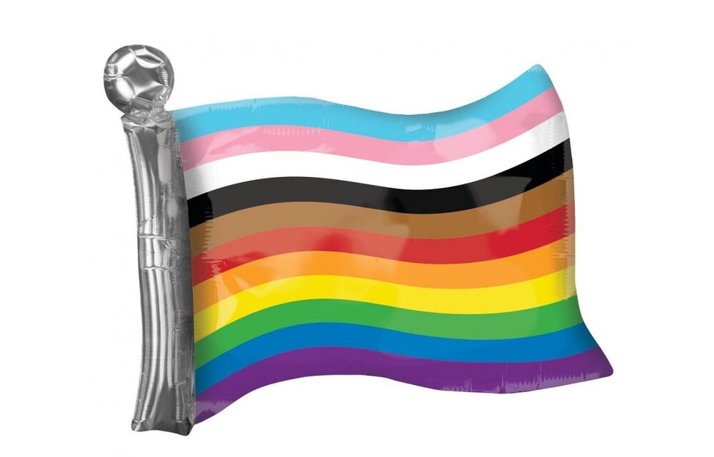 Flag - Rainbow Pride Flag - 27 x 22 Inch - Anagram