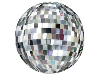 Orbz - Disco Ball - Silver - 53x53cm - Anagram