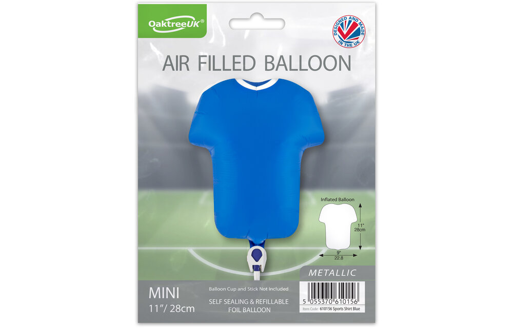 Sportshirt - MICRO - Blue - 28cm - self sealing