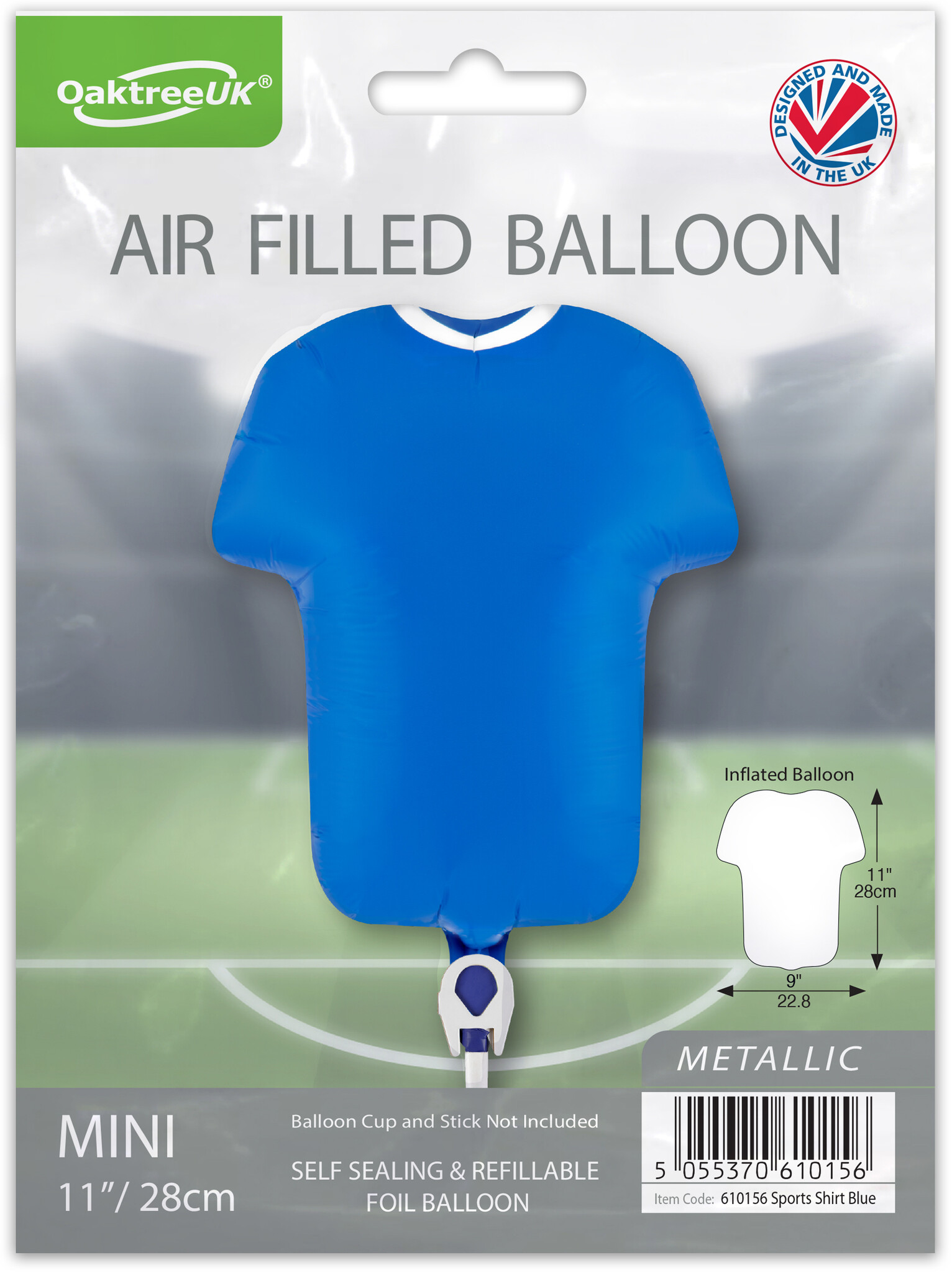 Sportshirt - MICRO - Blue - 28cm - zelfsluitend