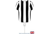 Sportshirt - MICRO - Black/White Stripes - 28cm - self sealing