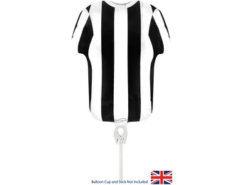Sportshirt - MICRO - Black/White Stripes - 28cm - self sealing