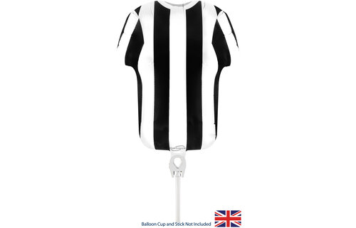 Sportshirt - MICRO - Black/White Stripes - 28cm - self sealing