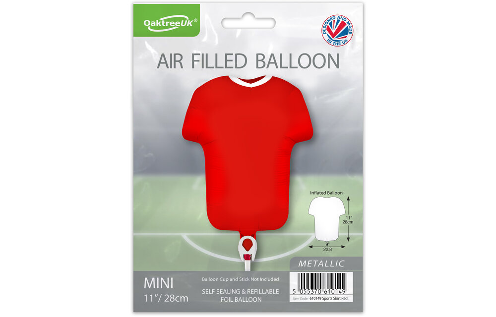 Sportshirt - MICRO - Red - 28cm - self sealing