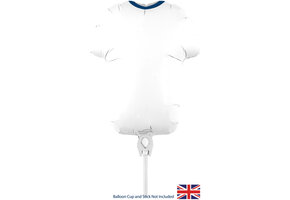 Sportshirt - MICRO - White - 28cm - zelfsluitend