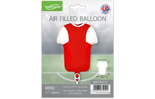 Sportshirt - MICRO - Red/White - 28cm - self sealing