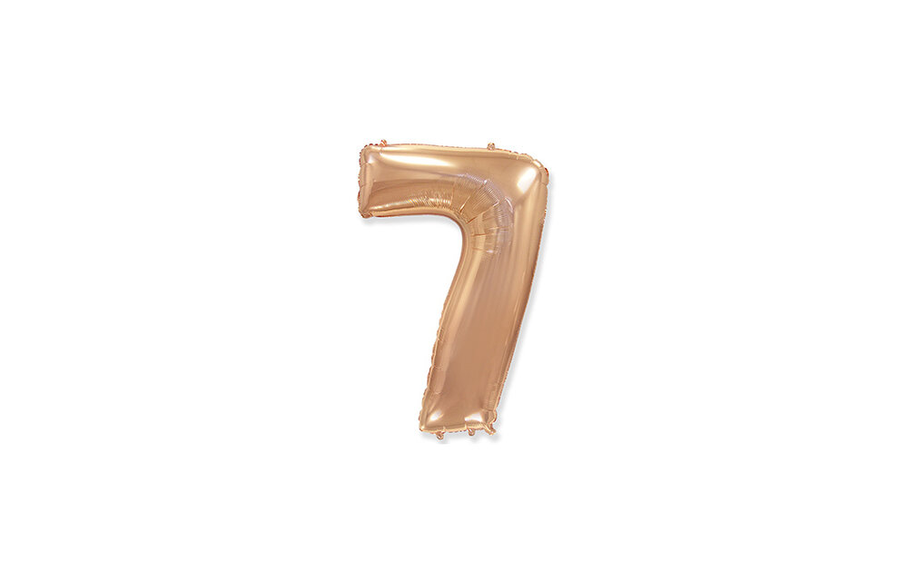 Cijfer Rose Gold - 7 - 14 inch - Flex