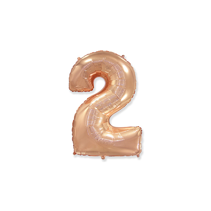 Cijfer Rose Gold - 2 - 14 inch - Flex