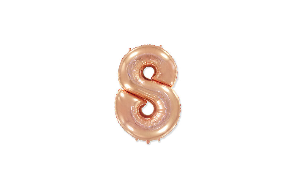 Cijfer Rose Gold - 8 - 14 inch - Flex