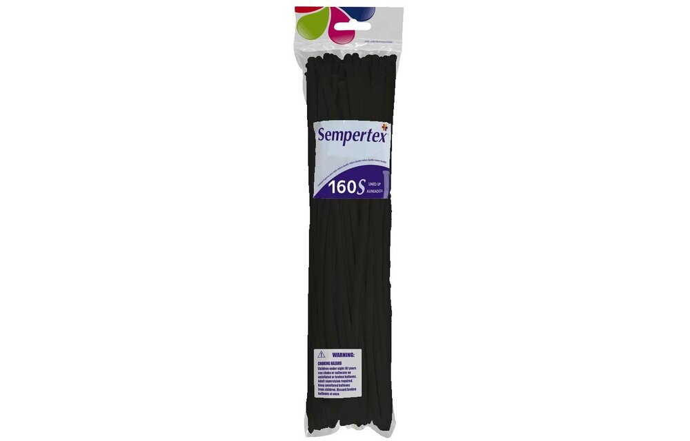 160 Sempertex - Nozzle Up - Black 080 - 80 Stuks