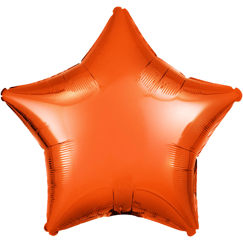 SALE > Star - Metallic Orange - 19 inch - Anagram - 2 stuks