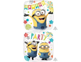 SALE > Minions Hooray Party - 45 cm - 2 stuks.