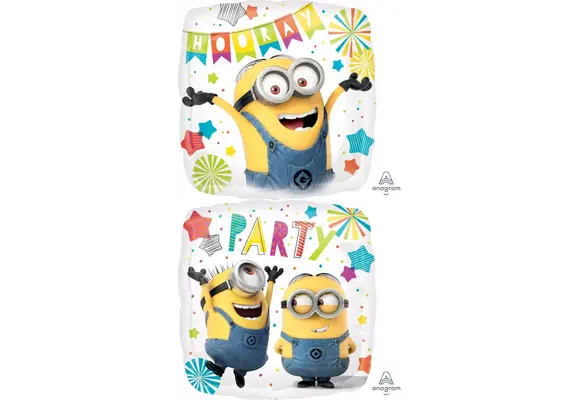 SALE > Minions Hooray Party - 45 cm - 2 stuks